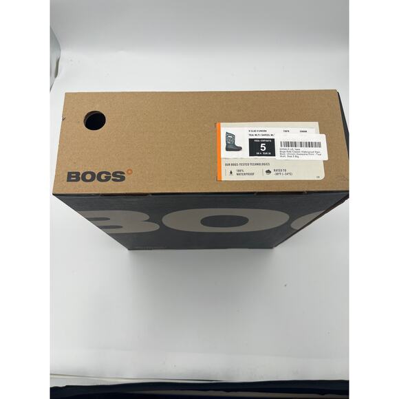 NIB BOGS Classic II Solid Boot Kids Boot Unicorn Awesome Print - Size 5Y - Picture 6 of 7